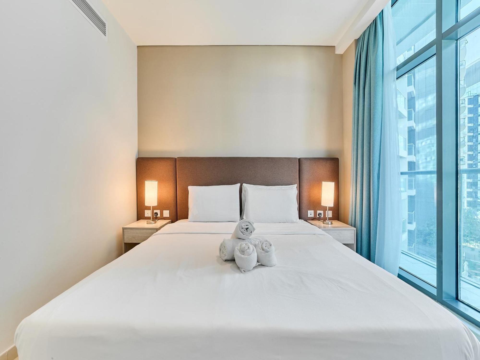 First Class Apartments In Seven Palm With Direct Access To The West Palm Beach And Nakheel Mall دبي الغرفة الصورة